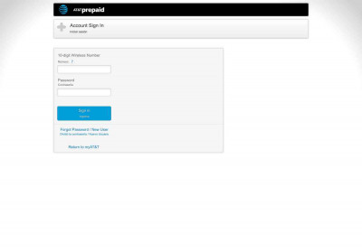 AT&T PREPAID - Account Sign InIniciar sesión AT&T PREPAID - Account Sign InIniciar sesión