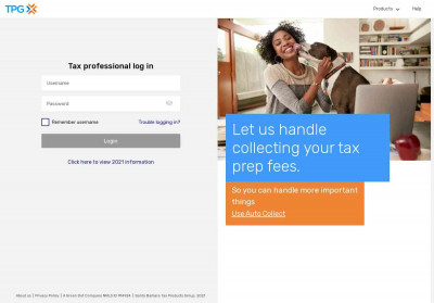 Tax professional log in - Santa Barbara Tax Products Group Tax professional log in - Santa Barbara Tax Products Group