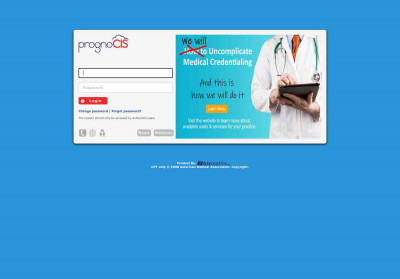 PrognoCIS Login PrognoCIS Login