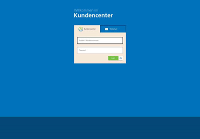 Kundencenter Login Kundencenter Login