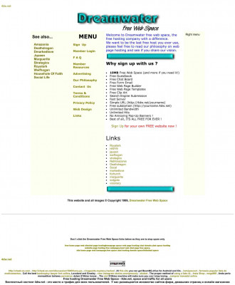 login problems - Dreamwater Free Web Space login problems - Dreamwater Free Web Space