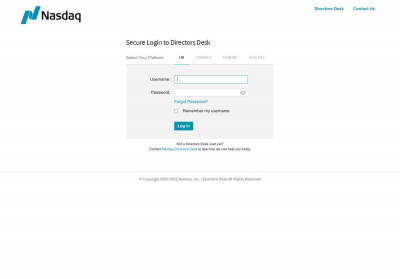 Directors Desk Secure Login Directors Desk Secure Login
