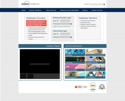 Introducing the new login for eviCore.com - CareCore National Introducing the new login for eviCore.com - CareCore National