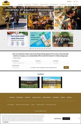University of Southern Mississippi Dining Services - University ... University of Southern Mississippi Dining Services - University ...