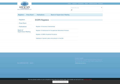 Extranet Access - EIOPA Registers Extranet Access - EIOPA Registers