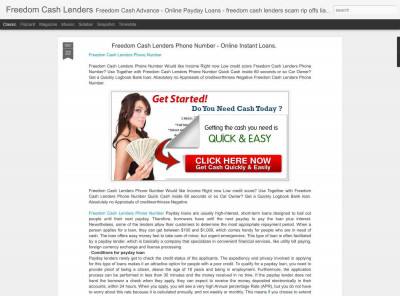 Freedom Cash Lenders Freedom Cash Lenders