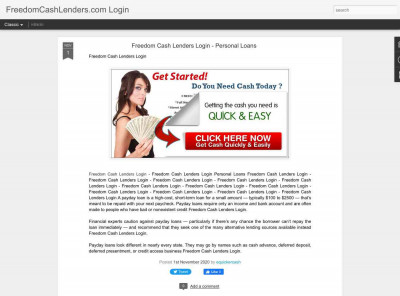Freedom Cash Lenders Login - Personal Loans Freedom Cash Lenders Login - Personal Loans