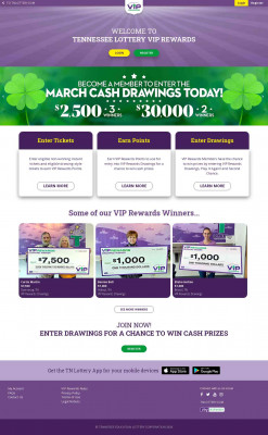 Registration - Tennessee Lottery VIP Rewards Registration - Tennessee Lottery VIP Rewards