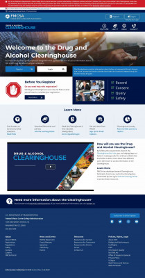 Login using the FMCSA Portal - Drug & Alcohol Clearinghouse Login using the FMCSA Portal - Drug & Alcohol Clearinghouse