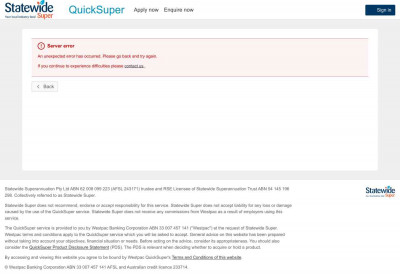 Statewide QuickSuper - Statewide Super Statewide QuickSuper - Statewide Super