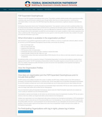 Login - Federal Demonstration Partnership Expanded ... Login - Federal Demonstration Partnership Expanded ...