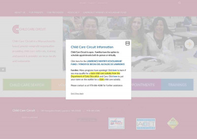 0DVVLHO 7UHPROV - Child Care Circuit 0DVVLHO 7UHPROV - Child Care Circuit