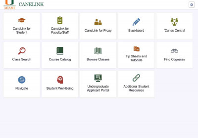 CaneLink Home CaneLink Home