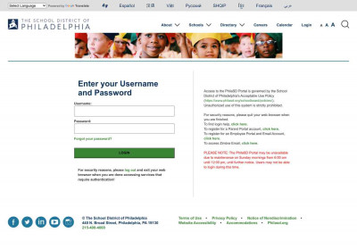 The School District of Philadelphia The School District of Philadelphia
