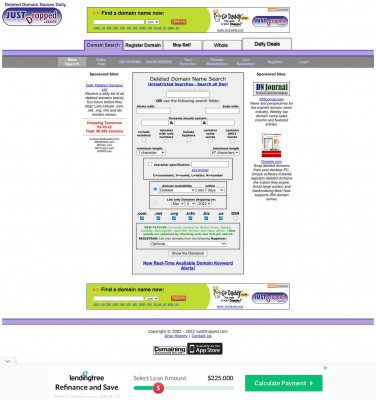 Expired and Deleted Domain Names - JustDropped Expired and Deleted Domain Names - JustDropped