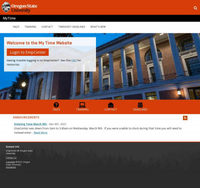 MyTime | Oregon State University MyTime | Oregon State University