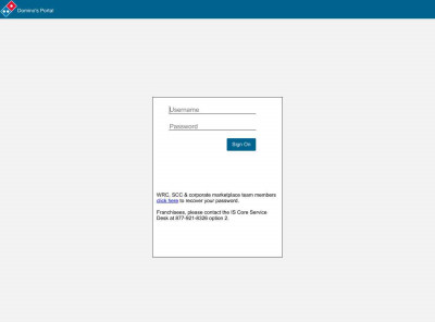 Domino's Portal Domino's Portal