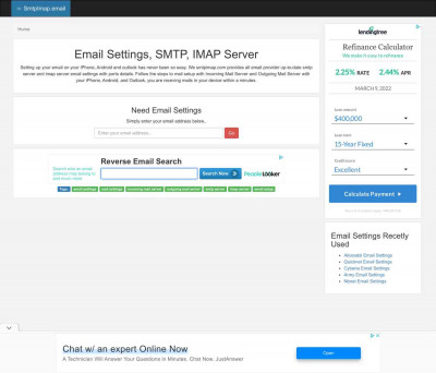 Netaddress Email Settings Netaddress Email Settings