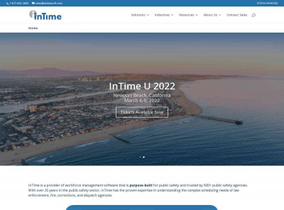 CAL FIRE - Scheduling & Overtime Management - InTime CAL FIRE - Scheduling & Overtime Management - InTime