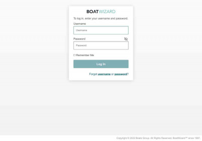 Central Authentication Service - BoatWizard.com Central Authentication Service - BoatWizard.com