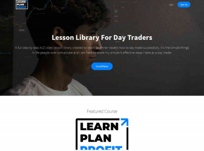Learn Plan Profit: Homepage Learn Plan Profit: Homepage