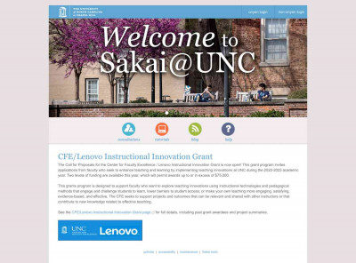 Sakai @ UNC :: Welcome Sakai @ UNC :: Welcome