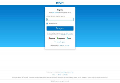 Sign Up - Intuit Accounts Sign Up - Intuit Accounts