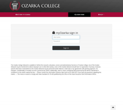 myOzarka Login - Ozarka College myOzarka Login - Ozarka College