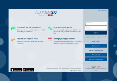 Terms and Conditions - MyChart - Login Page - Acumen ... Terms and Conditions - MyChart - Login Page - Acumen ...