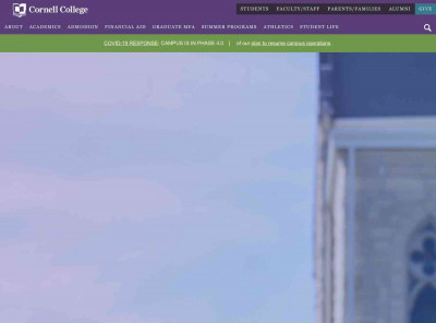Web Site & CMS - Cornell College Web Site & CMS - Cornell College