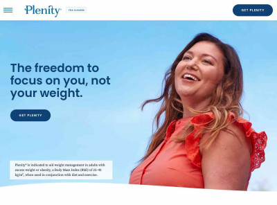 Plenity® | FDA-Cleared Weight Management Aid Plenity® | FDA-Cleared Weight Management Aid