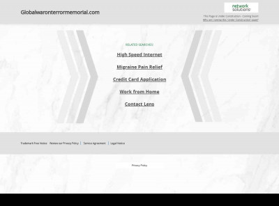 Network Solutions - globalwaronterrormemorial.com Network Solutions - globalwaronterrormemorial.com