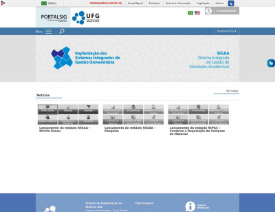 Portal Sig UFG Portal Sig UFG