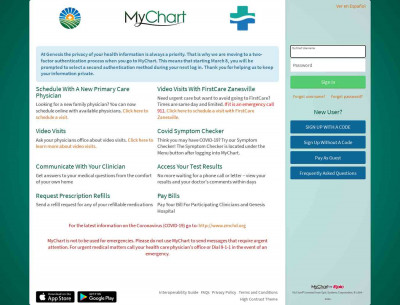 MyChart - Login Page - Zanesville MyChart - Login Page - Zanesville