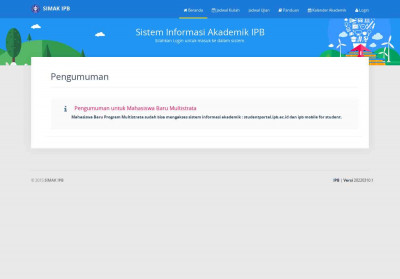 Login | Sistem Informasi Akademik IPB Login | Sistem Informasi Akademik IPB