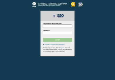 SSO – Universitas Multimedia Nusantara: Login SSO – Universitas Multimedia Nusantara: Login
