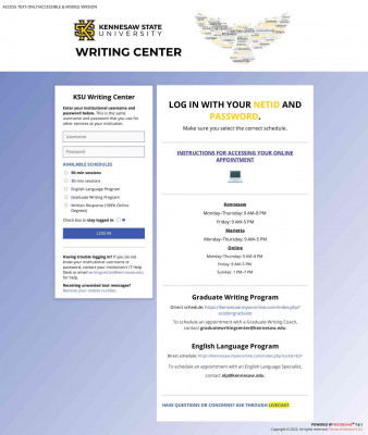 KSU Writing Center - Kennesaw - WCONLINE KSU Writing Center - Kennesaw - WCONLINE