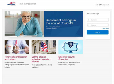 Empower Retirement - Plan Service Center Empower Retirement - Plan Service Center
