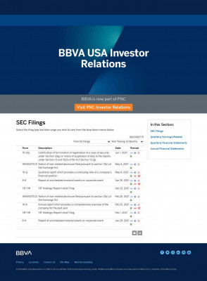 BBVA Compass Investor Relations - SEC Filings BBVA Compass Investor Relations - SEC Filings