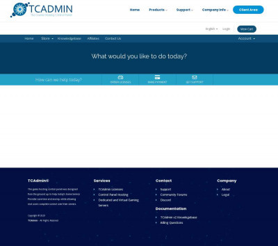 Client Area - TCAdmin Client Area - TCAdmin