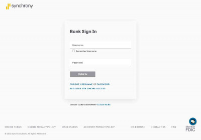 Synchrony Bank: Log In To Your Account Synchrony Bank: Log In To Your Account