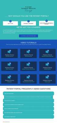 Calvert Internal Medicine Group - Patient Portal Calvert Internal Medicine Group - Patient Portal