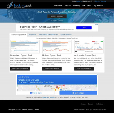 Etczone.com Maximum Connection Speed - TestMy.net Etczone.com Maximum Connection Speed - TestMy.net
