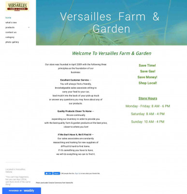 Contact Us - Versailles Farm & Garden Contact Us - Versailles Farm & Garden