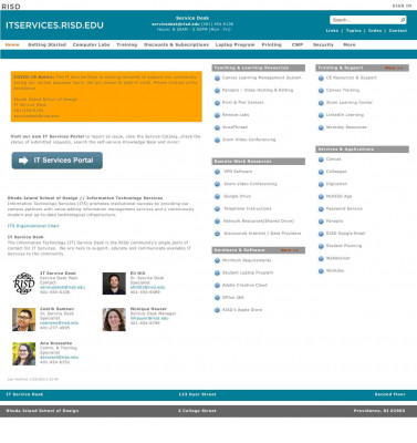 Getting Started - Service Desk is the RISD - Rhode Island ... Getting Started - Service Desk is the RISD - Rhode Island ...