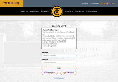 Taft Canvas Login - Instructure Taft Canvas Login - Instructure