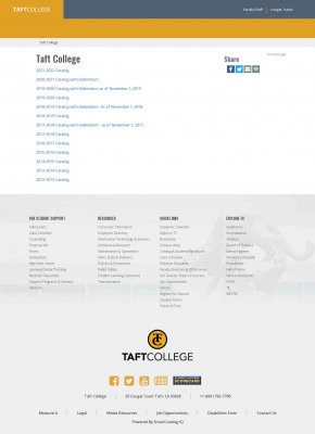 Distance Education Courses - Taft College Distance Education Courses - Taft College
