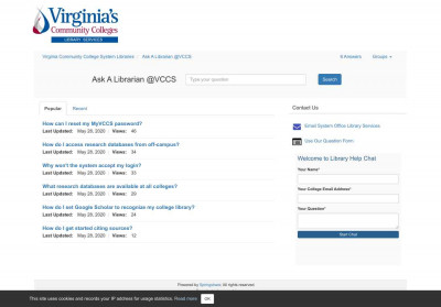 JS Reynolds Community College Library - Ask A Librarian ... JS Reynolds Community College Library - Ask A Librarian ...