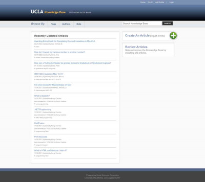 Articles - UCLA Knowledge Base Articles - UCLA Knowledge Base