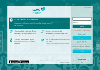 Patient Portal - Login Page Patient Portal - Login Page